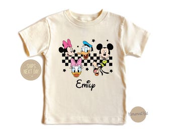 Custom Name Shirt, Mickey Friends Shirt, Disneyland Friends Sweatshirt, Disney World Shirt, Mickey Shirt, Disney Shirt, Minnie Retro Shirt