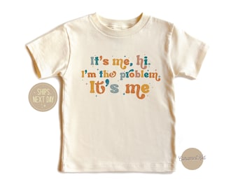 It&#39;s Me Hi I&#39;m the Problem Shirt, Music Lover Bodysuit, Funny Sarcastic Shirt, Gift For Sister, I&#39;m The Problem Retro Shirt, Anti Hero Shirt
