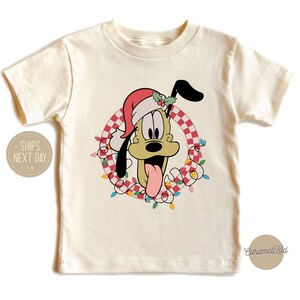 Pluto Dog Kids Shirt, Disney Pluto Toddler Tee, Disney Shirts for Toddler, Cute T-shirt Pluto, Toddler Disney shirt, Pluto Checkered Shirt