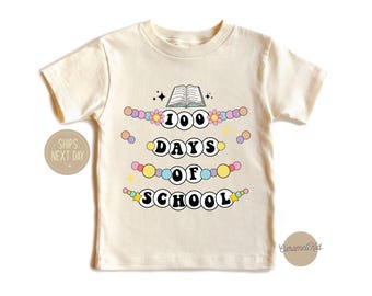Friendship Bracelet 100 Days of School Shirt , Kids 100 Days of School ,  100 Days Era, Studen Tshirt, School Girl Shirt, Kids Gift Shirt