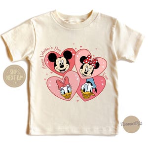 Minnie Valentine Shirt, Happy Valentine&#39;s Day, Disney Valentines Shirt, Valentines Day Shirt Toddler, Mickey Minnie Love Tee, Toddler Tshirt