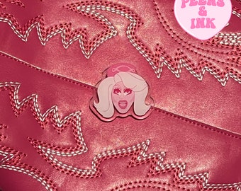 Trixie Mattel acrylic pin - Gay LGBTQ+ humour drag Queen