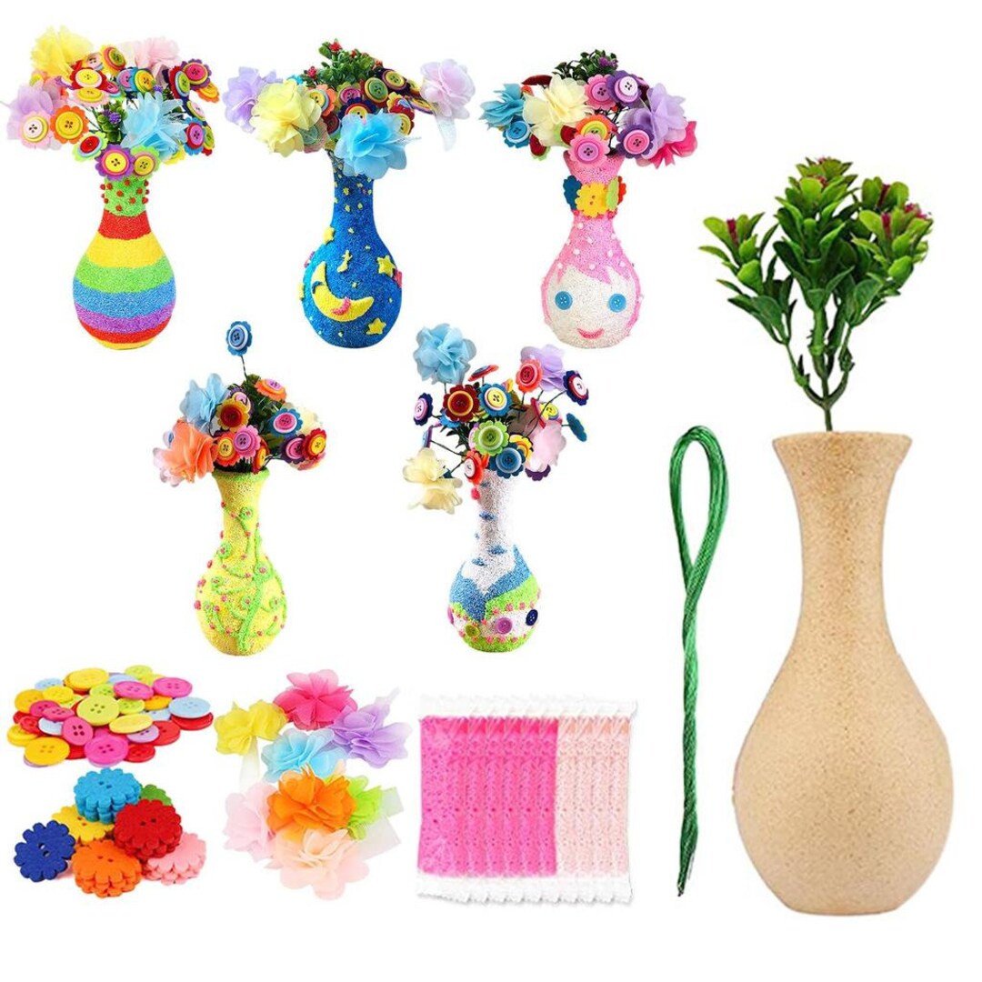 Flower Craft Kit for Kids Make Your Own Flower Bouquet With Etsy