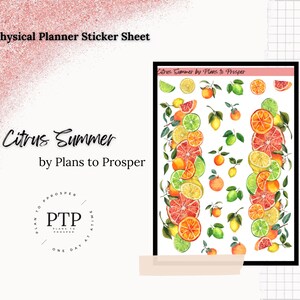 Citrus Summer Sticker Set