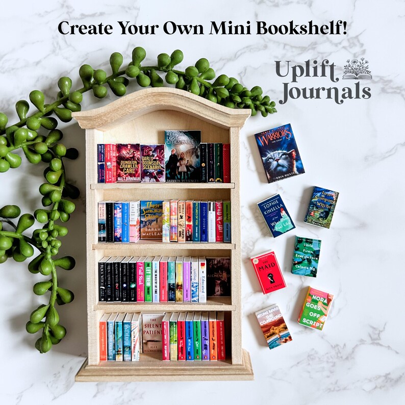 Mini Book Stickers Printable | Cricut Print Then Cut | 160 Mini Book ...