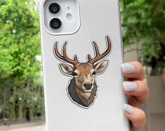 iPhone 15 Case Deer Head Mount Slim iPhone Case,  iPhone 14,13,12,11, and X. Gifts for him, Hunters gifts