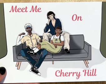 MMOCH Studio Couch Print 4"x6"/ manga originale, oc art, stampa d'arte anime, fetta di vita manga queer, stampa d'arte manga,