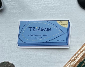 Prova ancora una confezione di adesivi per gomme da masticare/adesivi in vinile impermeabile, promemoria per la salute mentale, adesivi per iPad, adesivi per tablet, adesivi per bottiglia d'acqua