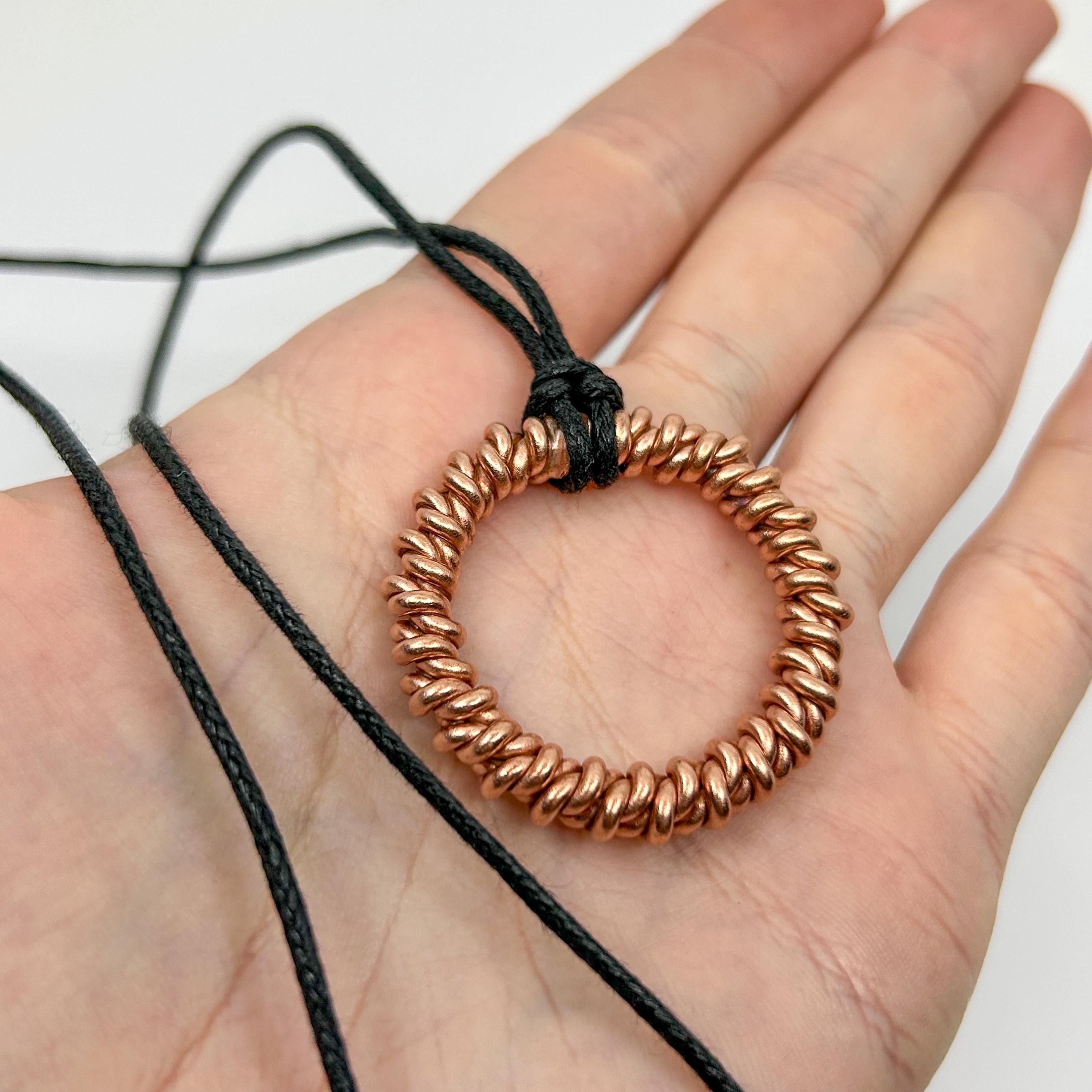999 Cubit Tensor Ring Necklace: Double Twisted 432 Mhz Tensor