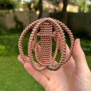144 MHz Sacred Cubit Double Twist Harmonizer, Tensor Energy Harmonizer-Healing Life Force Energy Tool-EMF Protection Tool