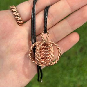 Hammered Lost Cubit Personal Harmonizer- Wearable Tensor Harmonizer Necklace-Energy Healing Necklace-177 MHz