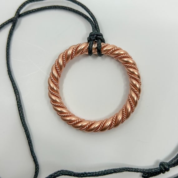 Sacred Cubit Tensor Ring Pendant-energy Healing Necklace-144 Mhz
