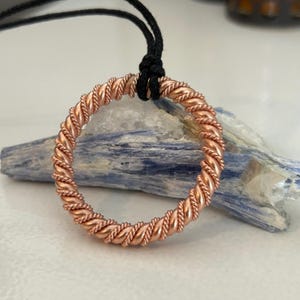 333 MHz Tensor Ring Pendant-Earth Resonance Tensor Ring-Energy Healing & Grounding Necklace