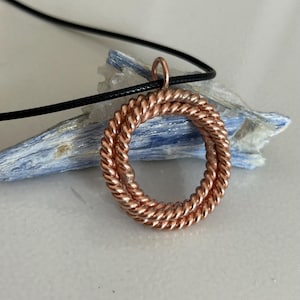 432 MHz Tensor Ring Vortex Pendant-New Earth/999 Cubit Tensor Ring Necklace