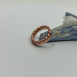 Sacred Cubit Tensor Finger Ring-144 MHz Tensor-Copper Ring