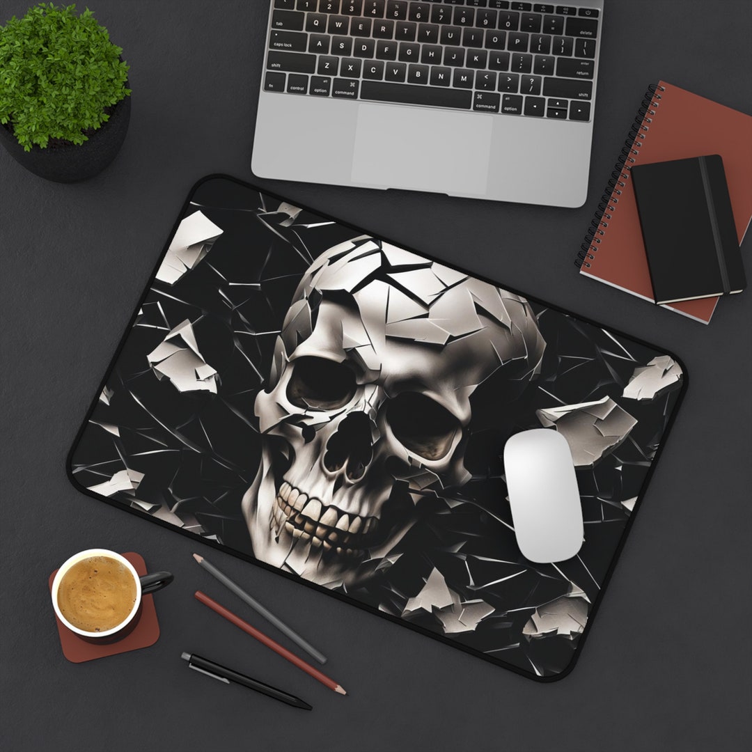 Shattered Skull Desk Mat - Etsy