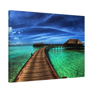 Tropical Euphoria Matte Canvas - Etsy