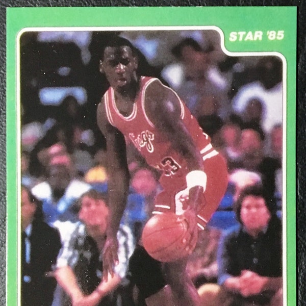 1985 Star #7 Michael Jordan Gatorade Rookie Reprint Card  Mint Condition