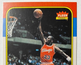 1986-87 #57 Michael Jordan Rookie Reprint Card  Mint Condition