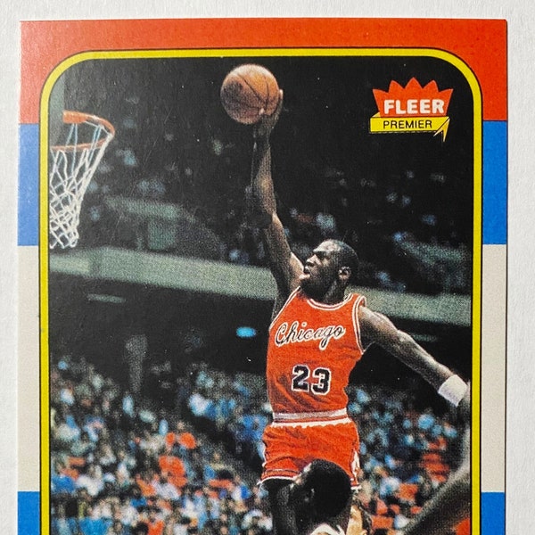 1986-87 #57 Michael Jordan Rookie Reprint Card  Mint Condition