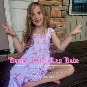Boujee Little Rep Babe - Lightroom Mobile Preset for Photo and Video: Rep Drop Collection