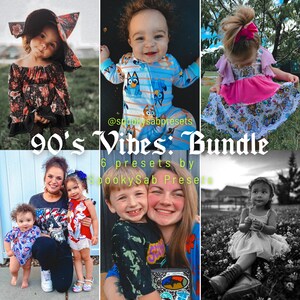 90's Vibes BUNDLE: 6 Lightroom Mobile Presets