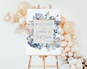 Stoffig blauw welkomstbord vrijgezellenfeest, decoratie vrijgezellenfeest, douchebord, vrijgezellenfeest, poster vrijgezellenfeest, decor vrijgezellenfeest, b1
