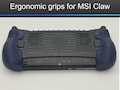 Ergonomic grips for MSI Claw 8 AI+ to reduce palm fatigue improve grip and overall console enjoyment product logo
