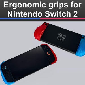 ニンテンドースイッチ2ハンドヘルドコンソール用の人間工学に基づいたグリップ、さまざまなサイズ、取り外し可能なジョイコン、快適性重視