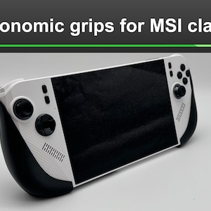 Ergonomic grips for MSI Claw 8  to reduce palm fatigue improve grip and overall console enjoyment