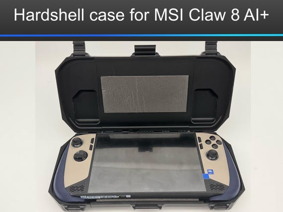 Hardshell Grip-case for MSI Claw 8 AI+ With Comfort Grips and