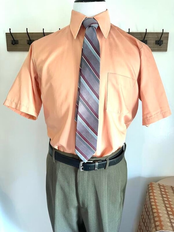 Vintage Men's Dress Shirt by Career Club From Ashton Hall, Made in USA -  Etsy