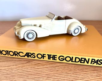 Vintage Avon Replica Ceramic Classic Car, Cord 812 Phaeton 1934, Made in Brazil 1984