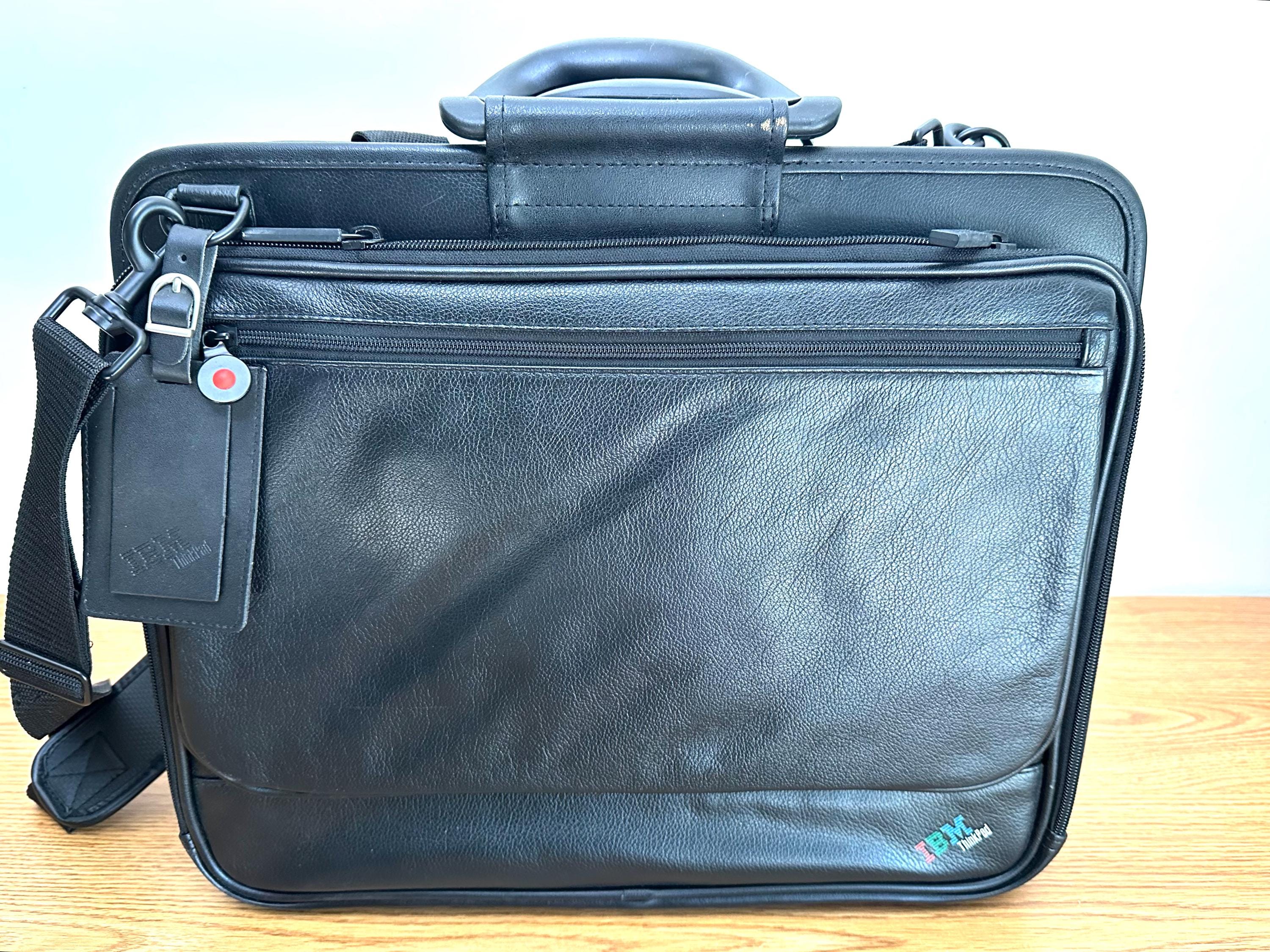 Old Ibm Style Computer Case Vintage IBM Thinkpad Leather Carrying Case, 2000 - Etsy