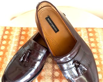 Vintage Skechers Brown Leather Loafers Y2K Round Toe Chunky  display picture 1