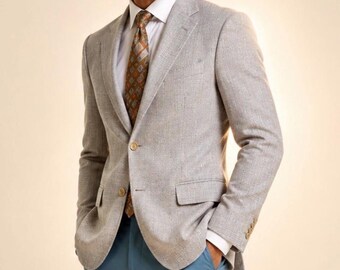 Men's Vintage Spring/Summer Suit, Size 46R