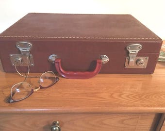 Vintage Briefcase, Hard Side, 1960s