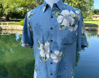 Men's Summer Shirt, Caribbean Joe, Size Medium