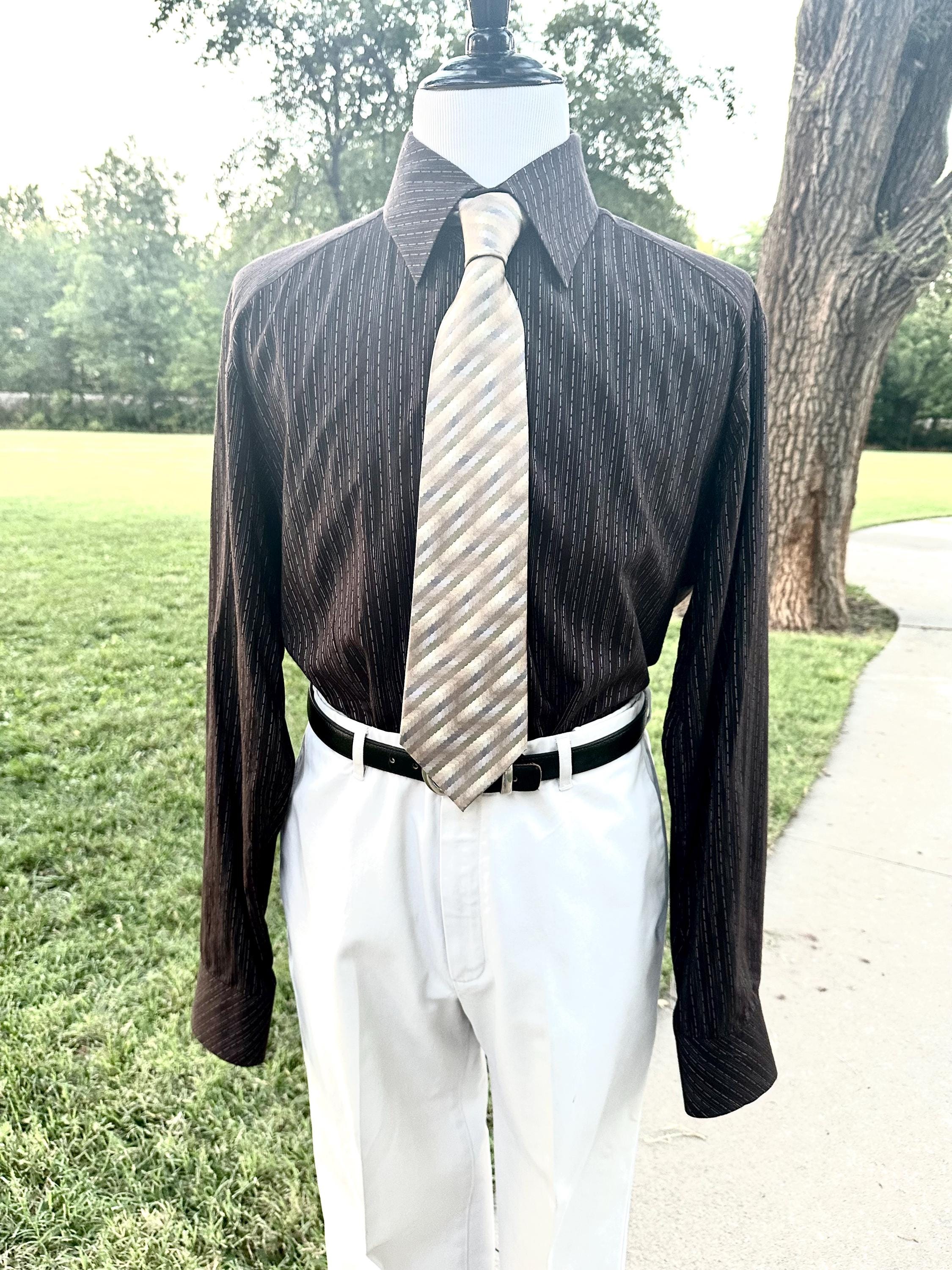 Men's Long Sleeve Dress Shirt, Size XL, 7 Diamonds - Etsy