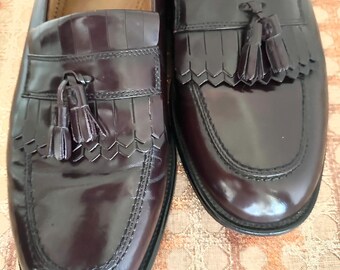 Bostonian Dark Brown Tassel Loafers 10M s-l400.jpg main image 4