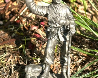 Vintage Franklin Mint "The GI," Pewter Figurine, 1976