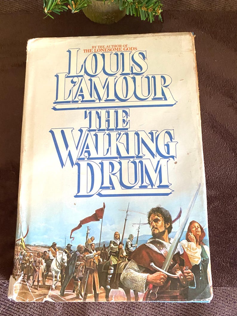 Vintage Hardcover Book by Louis L'amour, "the Walking Drum," 1984 - Etsy