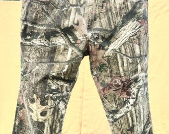 Mossy Oak Breakup Camo Pants, Size 38/30