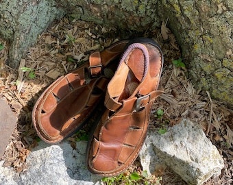 Sandales en cuir pour hommes Born, pointure 13/47,5