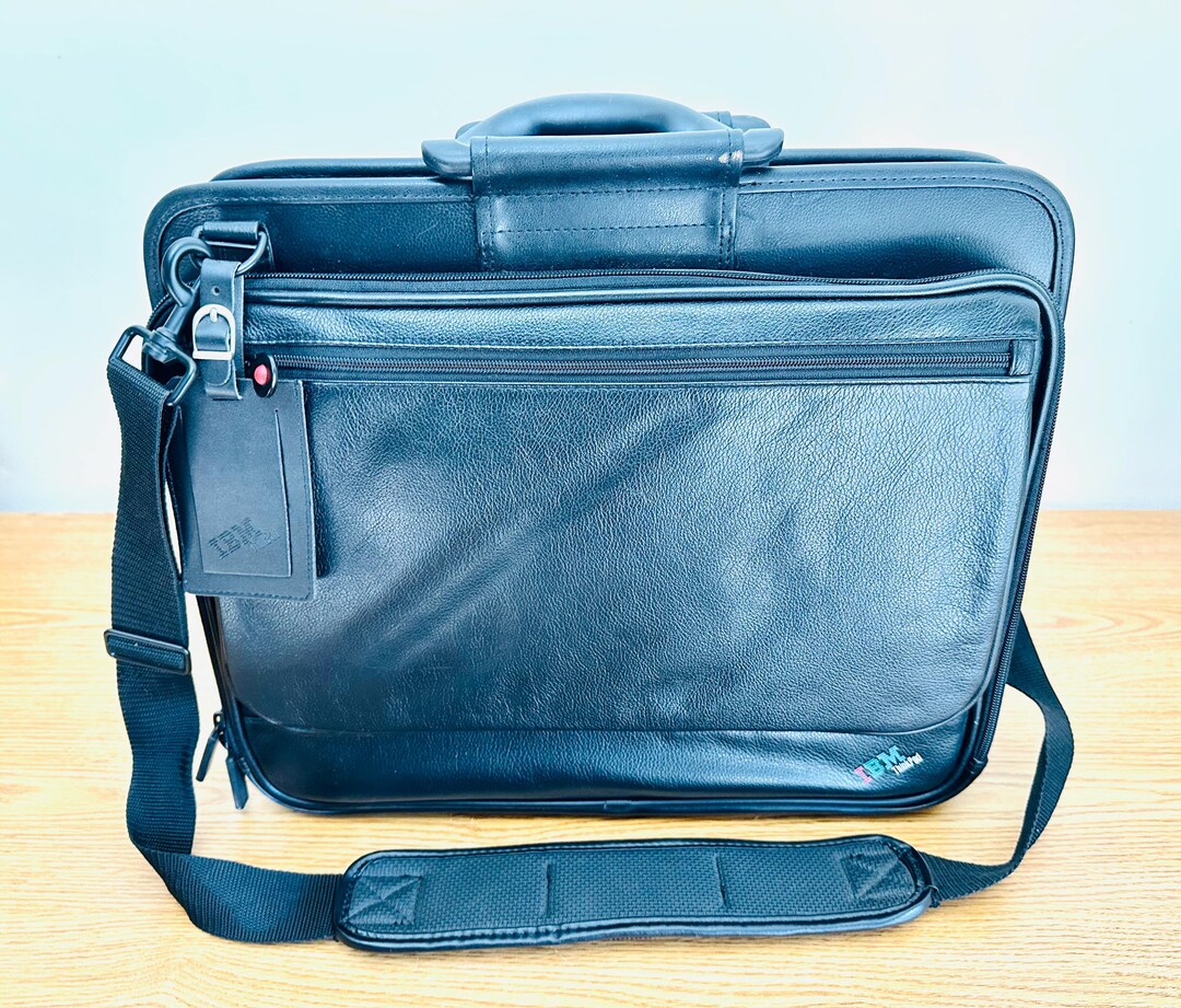 Old Ibm Style Computer Case Vintage IBM Thinkpad Leather Carrying Case, 2000 - Etsy
