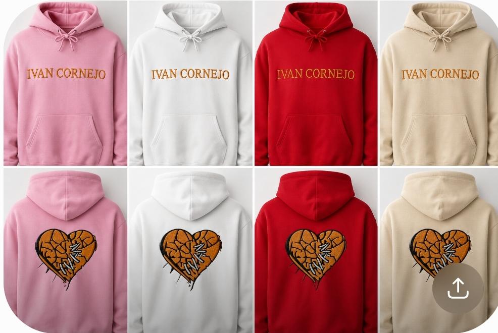 Ivan Cornejo Embroidery Hoodie - Etsy