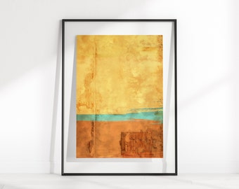 Earth Tone Digital Abstract Wall Art, Instant Download Print, Modern office decor