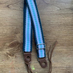 Mandolin strap child size - adult, hand woven adjustable strap for mandolin