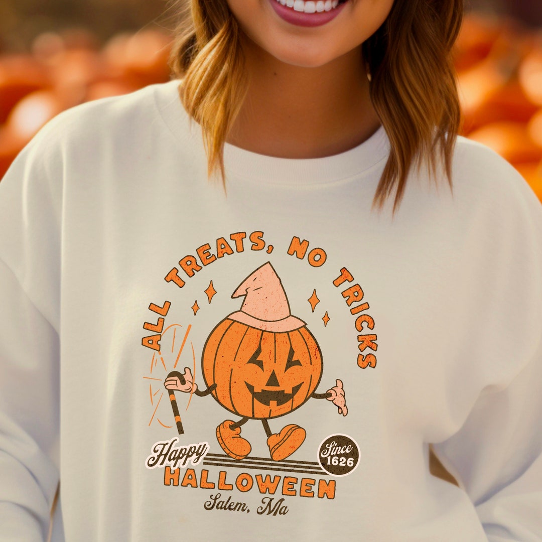 Halloween Crew Neck Halloween Attire Halloween Shirt Ideas Etsy