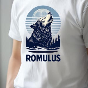 Retro PNG T-Shirt Design, Dire Wolf, Wolf Design, Vintage Graphic for Sublimation & DTF Print, PNG Instant Download